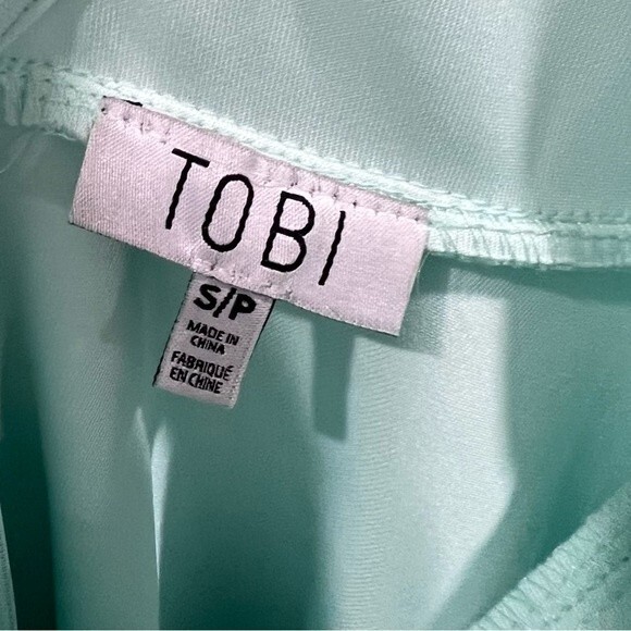 Tobi mint green backless skater dress size small NWT - Picture 8 of 9